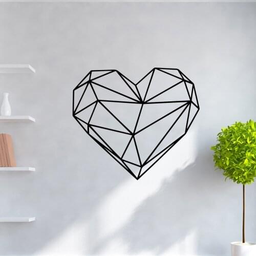 Beauty Geometry of the heart Vinyl Wallpaper Roll Furniture Decorative For Living Room Bedroom For Kids Rooms Home Decor
