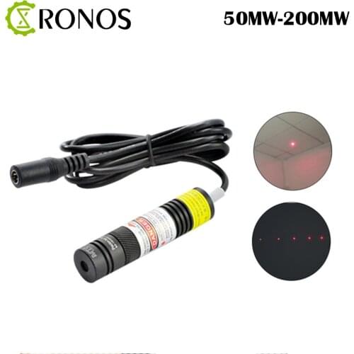 Red 648nm 650nm 50mw-200mw Laser Diode Module Locator Red Focusable Dot Laser Positioning Lights Marking Device