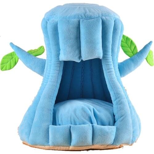 Cat Bed Cute Tree Nest Deep Sleep Cat House Winter Warm Comfort Cat Cave Lounger Cushion Couch Sofa Mat Pet Supplies