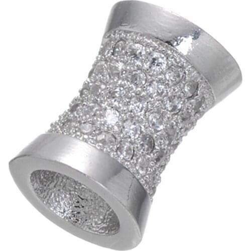 Jewelry Making Supplies Gold Rose Gold Crystal Tube Beads For Jewelry Making DIY Craft Accessories sieraden maken