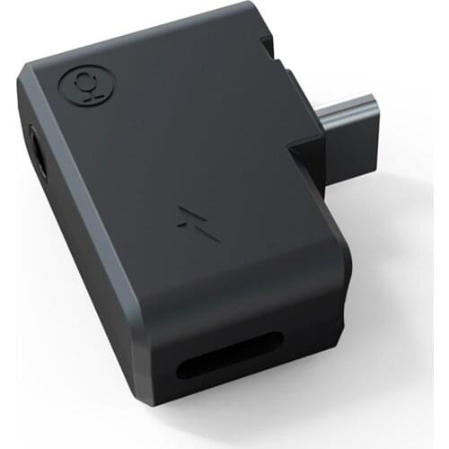 Mini Camera Charging Audio Adapter Mic Adapter for Insta360 ONE X2 Camera