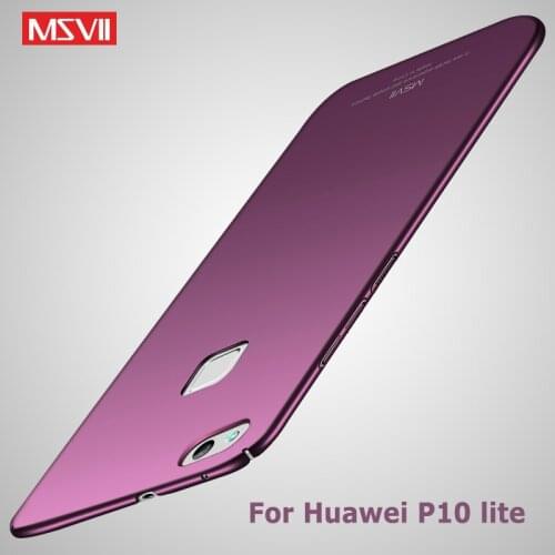 MSVII Cases For Huawei P10 Lite Case Cover For Huawei P10 Plus Case P 10 Lite Silm Matte PC Cover Coque For Huawei P10lite Cases