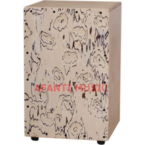 Afanti Music Willow / Birch Wood / Natural Cajon Drum (KHG-220)