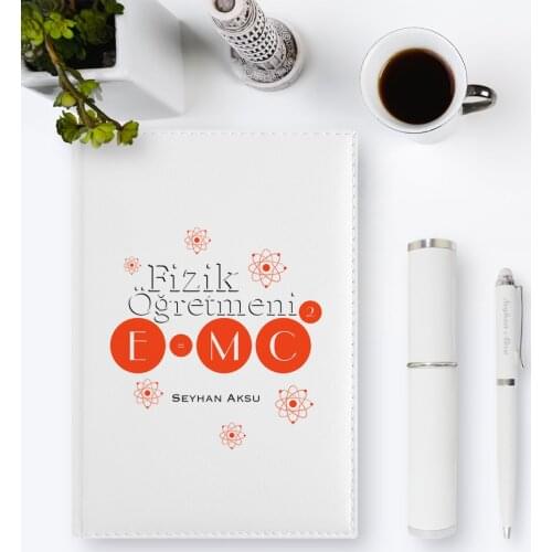 Personalized Physics Teacher 2020 Leather Organizer & Pen Gift Set-2