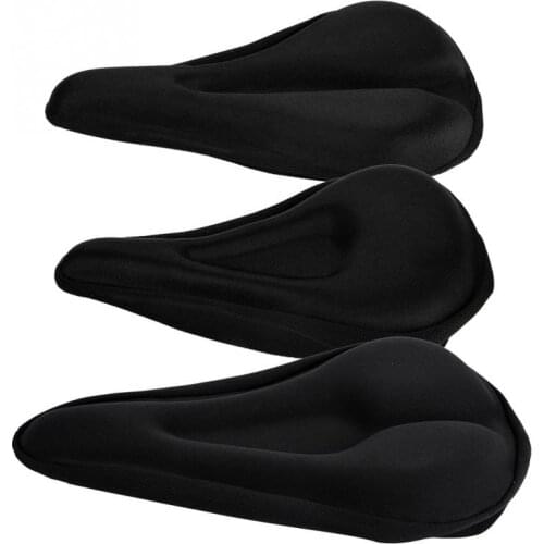 Bicycle Seat Pad Silica Gel Bike Thickening Seat Cushion Comfortable Cycling Seat Saddle Pad Cushion Cover for MTB Replacement