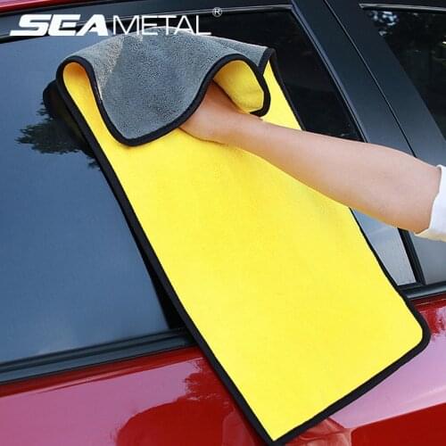 30*30/60cm Car Wash Microfiber Towel Super Absorbent Auto Care Drying Hemming Towels Cleaning Cloth Towel Car Wash Accessories