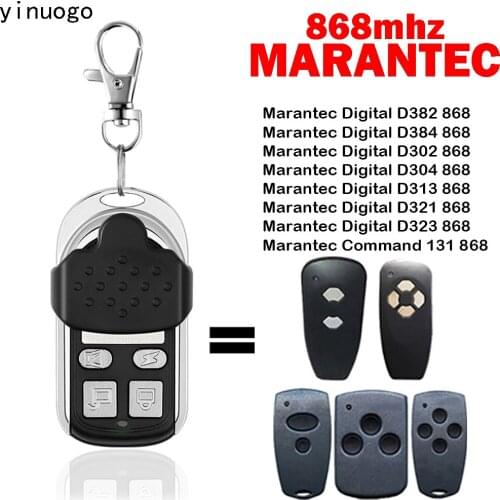 Marantec Digital D304 D313 D321 D323 D382 D384 D302 868 Garage Door Remote Control 868MHz Gate Remote Controller Door Opener