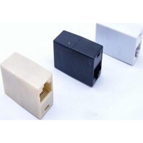 10pcs RJ45 Network Cable 8P8C Connector extension Convertor RJ-45 Cable Joint