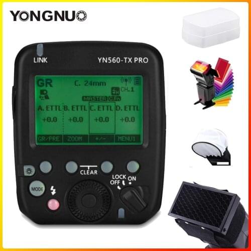 YONGNUO YYN560-TX PRO 2.4G On-Camera Flash Trigger Speedlite Transmitter for YN862C/YN968C/YN200/YN560IV/YN860Li/YN720/YN660/685