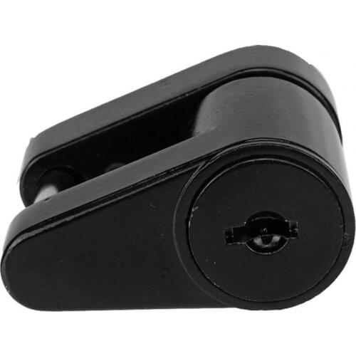 1/4inch Trailer Coupler Lock High-strength Black Trailer Hitch Coupler Latch for Trucks RVs