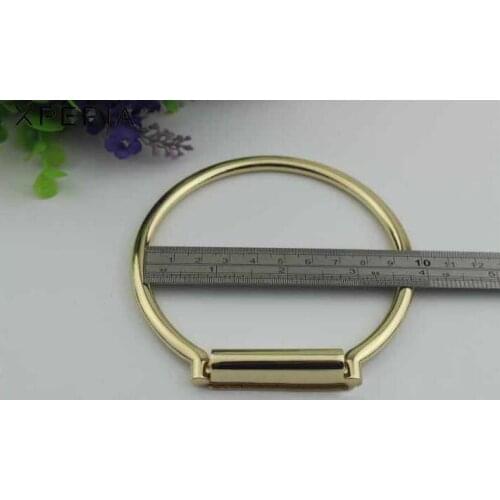 10pcs/lot Pale golden luggage hardware accessories metal arm in arm handle accessories DIY bag accessories