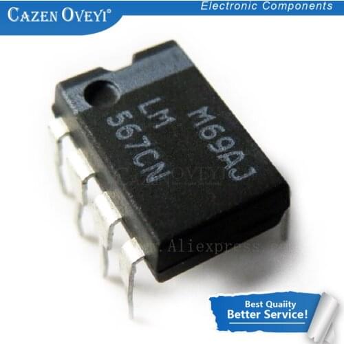 10pcs/lot LM567CN DIP8 LM567C DIP LM567 567CN DIP-8 In Stock