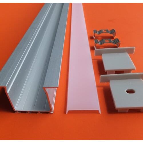 Free shipping 2m/pcs led aluminium profile for led bar light, led strip aluminum channel,aluminum housing