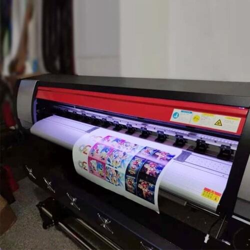 4feet eco solvent printer 1.3m car wrap vinyl printer plotter small flex banner printing machine one head large foramt printer