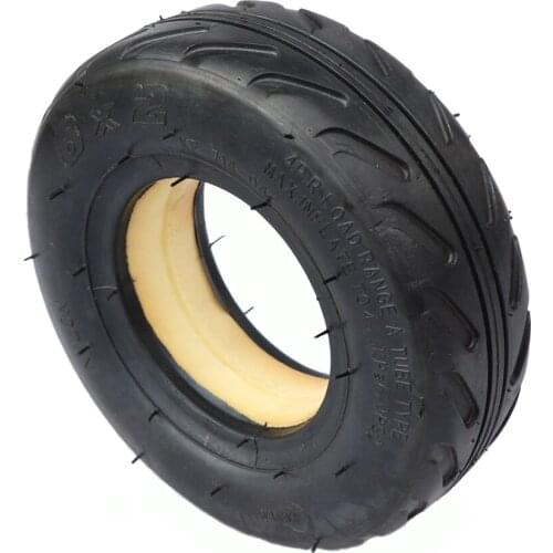 6 Inch Wheel 6x2 Tire Solid/Pneumatic Tyre tubeless tire for Mini Electric Scooter
