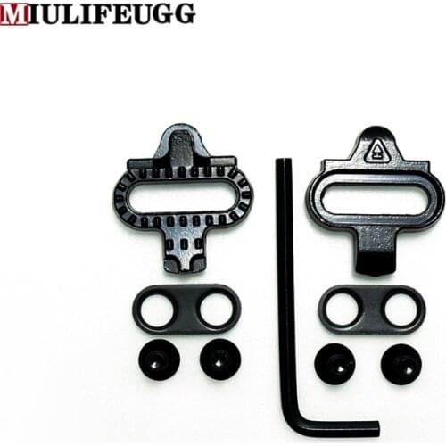 Accessories Calas Self-locking Bike Mountain Part Flat Cleats SPD Cycling Pedal Riding Shoes Clip MTB Splint Bicycle Black Speed