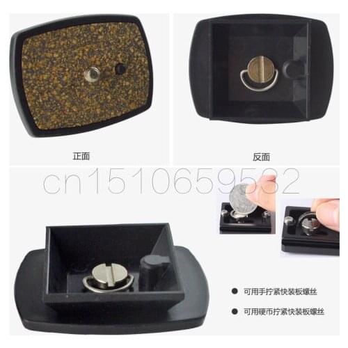 DSLR Camera Accessories Universal Bakelite Lightweight ABS Tripod Quick Release Plate for Sony Velbon Cambofoto Yunteng 690