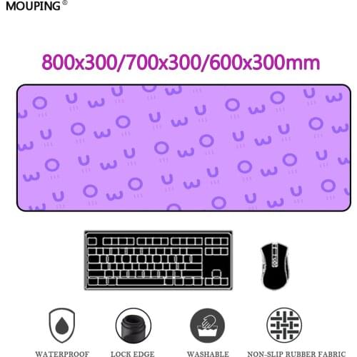 White and black Mouse Pad Character mausepad Company Gamer Keyboard Carpets deskmat Personalized Floor Mat Rubber DropShipping