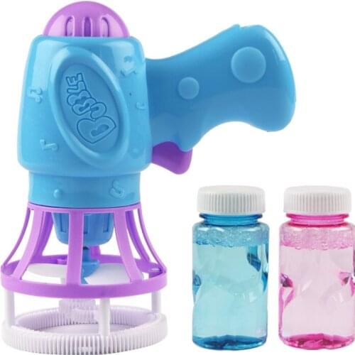 Soap Electric Bubble Gun Blower Machine for Kids Water Blowing Toys Bubble Soap Pompas Jabon Infantil Kids Plastic Toys DD60PP