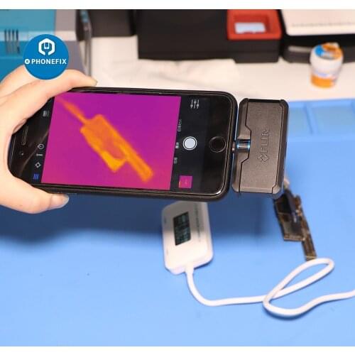 Thermal Camera for Smartphone PCB Short Problems Diagnosis Assistant Thermal Camera for Android and iOS for iPhone Repair