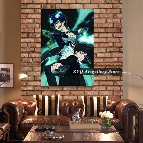 Ao No Ekusoshisuto Anime Canvas Home Decor Poster Pictures Wall Art Bedroom Decoration Living Room Prints Painting