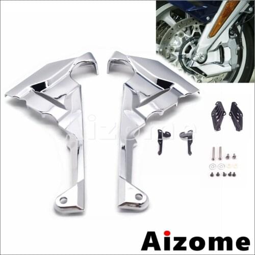Chrome Motorcycle Plastic Front Caliper Cover For Honda Goldwing GL1800/GL1800 DCT/GL1800 Tour/GL1800 Tour DCT Airbag 2018 2019