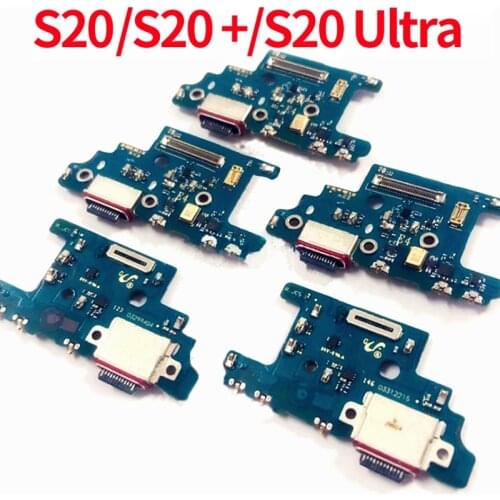 Original Charger Port Dock Board For Samsung Galaxy S20 G981 USB Charging Board Port Dock Flex Cable Parts S20 Plus G986 Ultra