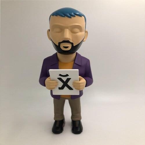 Ot Sale 28cm Street Art Hip Hoptrend Manager Collectable Ow Vinyl Toys Action Figures Desktop Home Decora Murakami Art Lebede