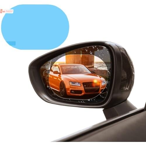 2Pcs Car Rearview Mirror Waterproof Anti-Fog Rain-Proof Film Side Window Glass Film Anti-rain Car Rearview Mirror Cover Films