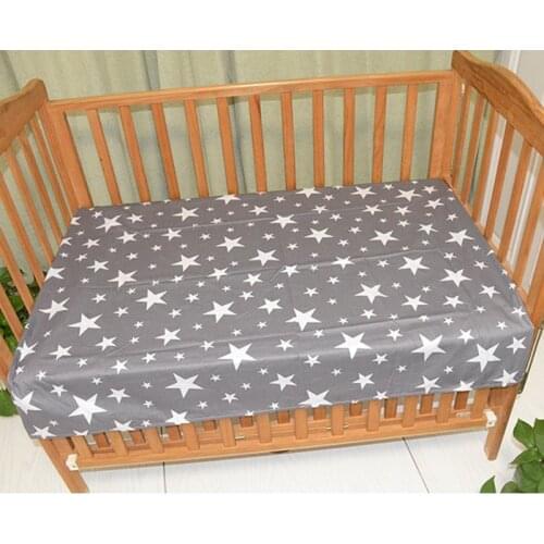 Baby bed sheet 100%cotton newborn bedsheets cartoon baby environmental protection reactive print 150X90cm
