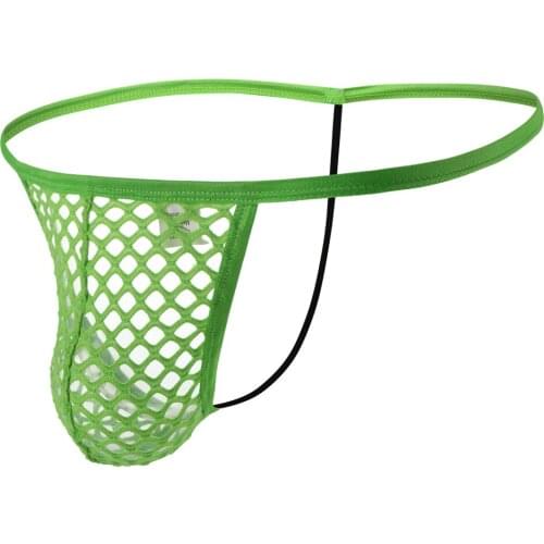 Men Bikini Thongs Sexy Mini G string Underwear Gay Mesh Transparent Underwear Slip Male Tanga Thongs Hombre Cuecas ropa interior