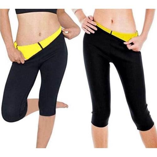 Super Stretch Slimming Pants Neoprene Body Shaper Sauna Suit Fitness Slim Pants M-2XL Women High Waist Sweat Shapewear Plus Size
