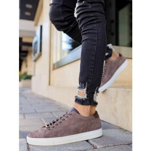 Tezcan Hakiki Deri 7601 Vizon Süet Erkek Spor Ayakkabı Tüm Kıyafetlere Uygun Tasarım Hızlı Kargo Yeni Ürün İndirimli Fiyat