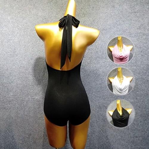 Comfort Latin Dance Tops Women Costume White/Pink/Black Dancewear Flamengo Tango/Modern Competition Women Dance Costume VDB488