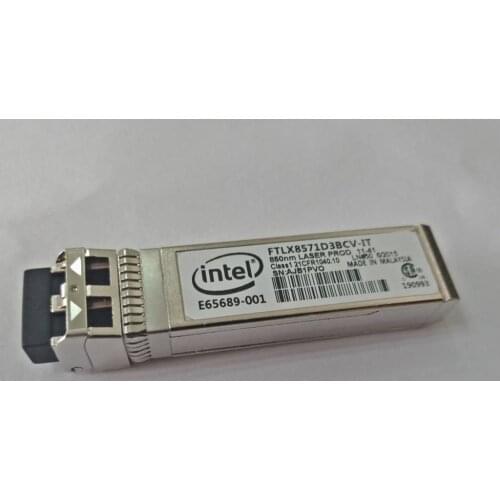 E10GSFPSR FTLX8571D3BCV-IT E65689-001 SFP+ Transceiver For X520-DA2/SR2