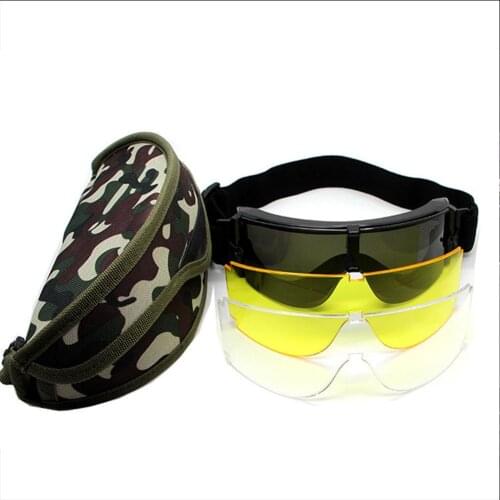 PC Glasses Impact Resistant Goggles Camouflage Protective Riding Glasses For Outdoor Sports