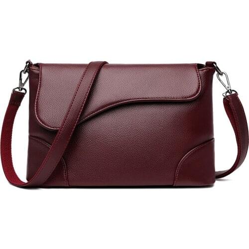 YourSeason Versatile Ladies 2021 Fashion Solid Color Shoulder Bags Large Capacity Girl Soft PU Leather Crossbody Bags Casual