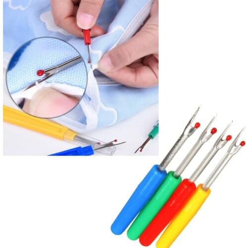 CIASSTHREE 4Pcs Plastic Handle Craft Thread Cutter Seam Ripper Stitch Unpicker Sewing Tool 4PCS 10PCS 109R Ripper