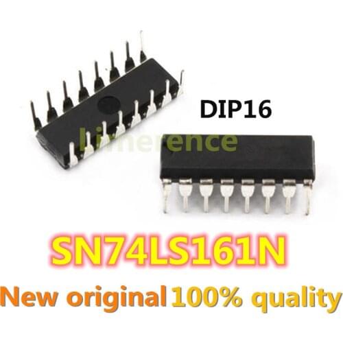 10pcs SN74LS161N DIP16 74LS161 DIP16 SN74LS161AN DIP HD74LS161AP DIP-16 Support recycling all kinds of electronic components