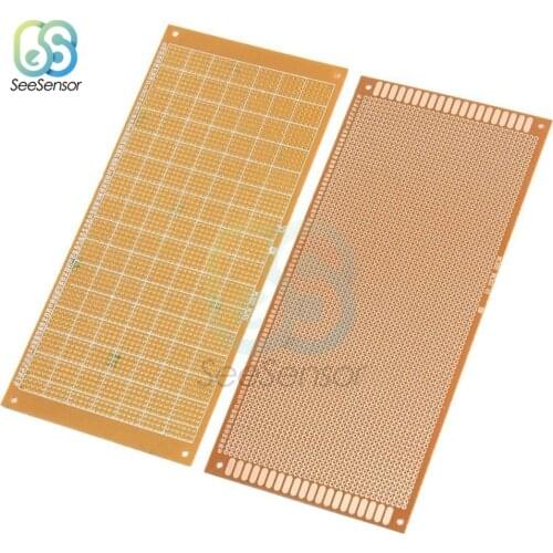 10x22cm Single Side DIY Prototype Paper PCB Universal Experiment Matrix Circuit Board Bakelite Plate Sheet Copper 10*22CM