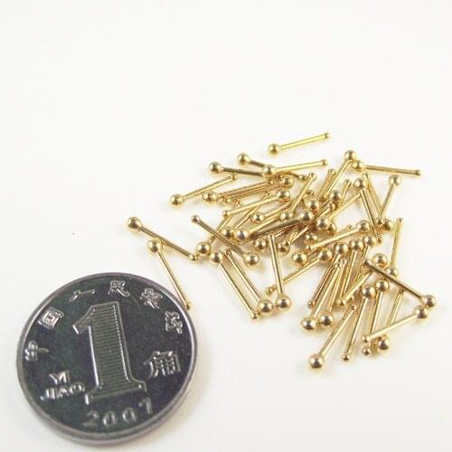 2pcs Super Mini Titanium Gold Silver Surgical Steel Ear Cartilage Wrap Nose Ring Tragus Earring Piercing Jewelry 1.0mm 18G