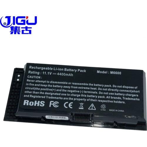 JIGU 6cells laptop battery 97KRM 9GP08 FV993 KJ321 PG6RC R7PND X57F1 0TN1K5 for Dell for Precision M6600 M6700 M4600
