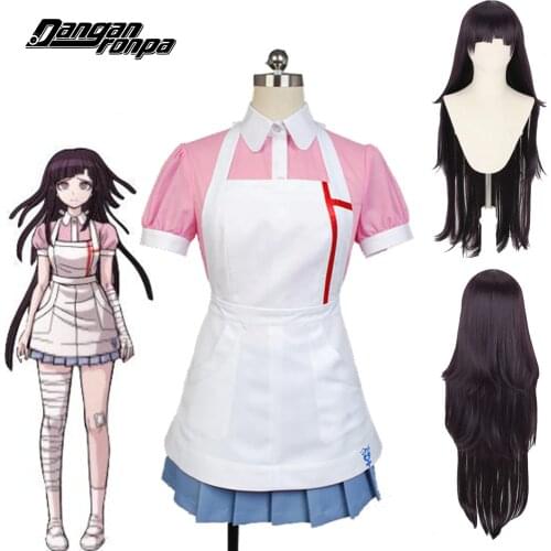Anime Super Dangan Ronpa 2 Mikan Tsumiki Danganronpa Dress Mikan Tsumiki Cosplay Halloween Carnival Party Costumes For Women