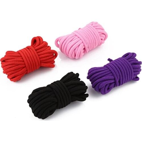 5m Length Adult Games BDSM Bondage Erotic Products Soft Cotton Rope Restraint Belt Flirting Sex Toys for Couples Slave Fetish