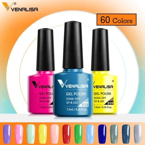 Venalisa Nail Polish Varnish Gel 7.5ml 60 Colors Nail Art Design Private Label Glitter Nails Matt Nail Polish Gel Polish Lacquer