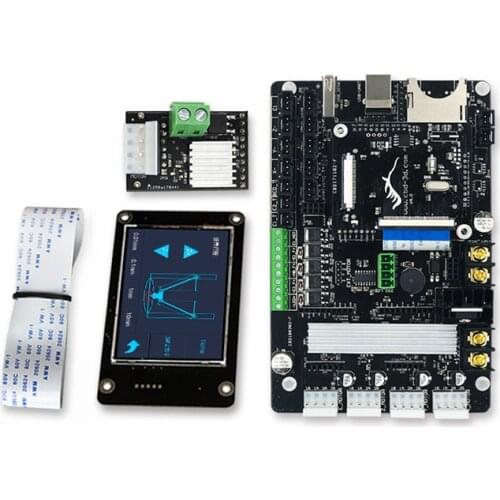 3d Printer motherboard for F Plus 446 touch screen dual head couple 3d Printer control panel 2.8/3.5/4.3/5.0/7.0 inch screen set