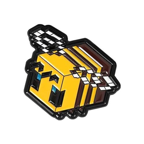 MD485 DMLSKY Fashion Cartoon Bee Enamel Pin and Brooch Backpack Clothes Badge Women and Men Tie Pins Charm Jewelry