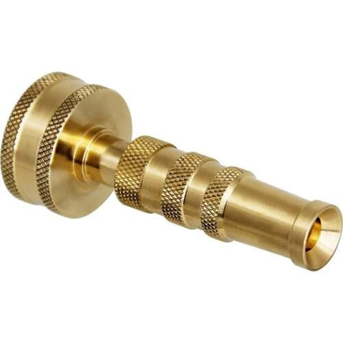 Sprayer High Pressure Hose Nozzle Watering Equipment For Car Wash 1pcs Easy To Twist Garden Solid Brass Adjustable Heavy Duty