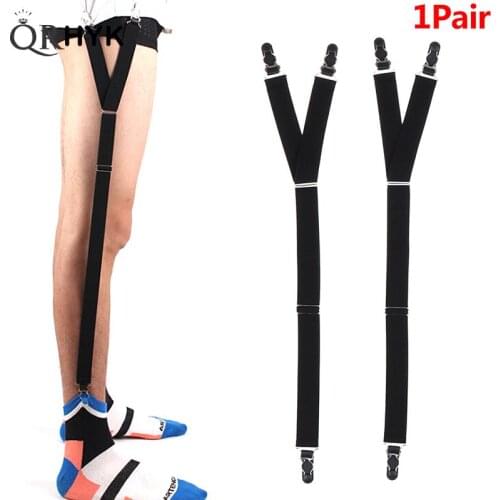 Shirt Stays Garter Belt Suspenders Elastic Shirt Holder Adjustable Sock Suspender