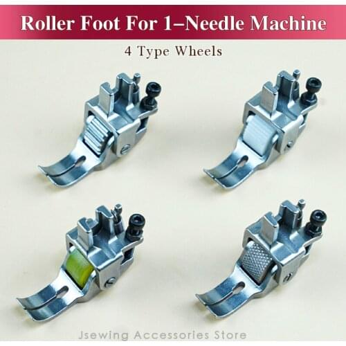 Roller Presser Foot For 1-Needle Lockstitch Sewing Machine Accessories Pressure Feet With Wheel Spare Parts JUKI BROTHER SINGER